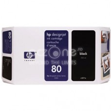 Cartus cerneala HP 80 Black Ink Cartridge 350 ml pigmented ink C4871A